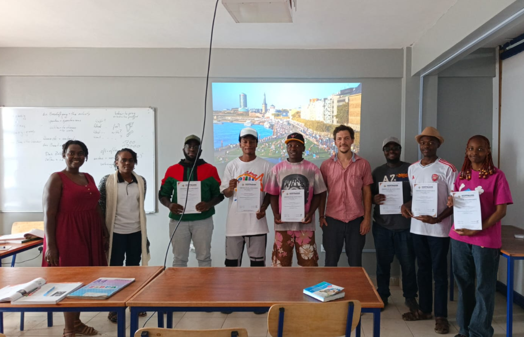 Our A1 Class with their teachers at the Certificate Award Ceremony